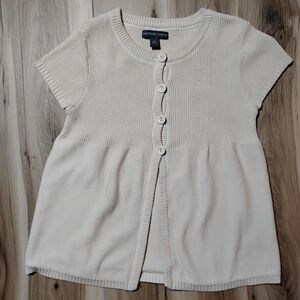 Josephine Chaus Ivory Button Down Kids Shirt